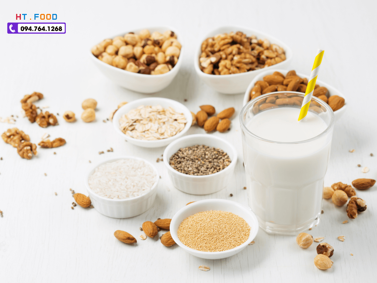 cach lam sua hanh nhan va me den